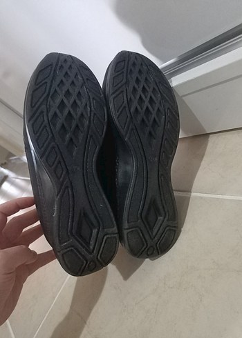 Muggo Siyah Ortopedik Kadın Spor Ayakkabı - Görsel 5