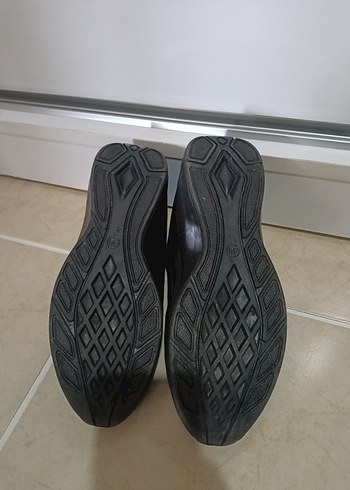 Muggo Siyah Ortopedik Kadın Spor Ayakkabı - Görsel 10