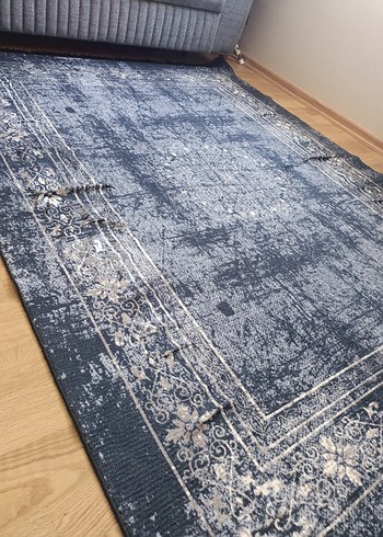 Modern Klasik Desenli Lacivert Halı 4 m2 - Görsel 6