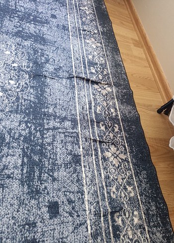 Modern Klasik Desenli Lacivert Halı 4 m2 - Görsel 5