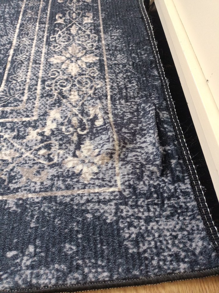 Modern Klasik Desenli Lacivert Halı 4 m2 - Görsel 3