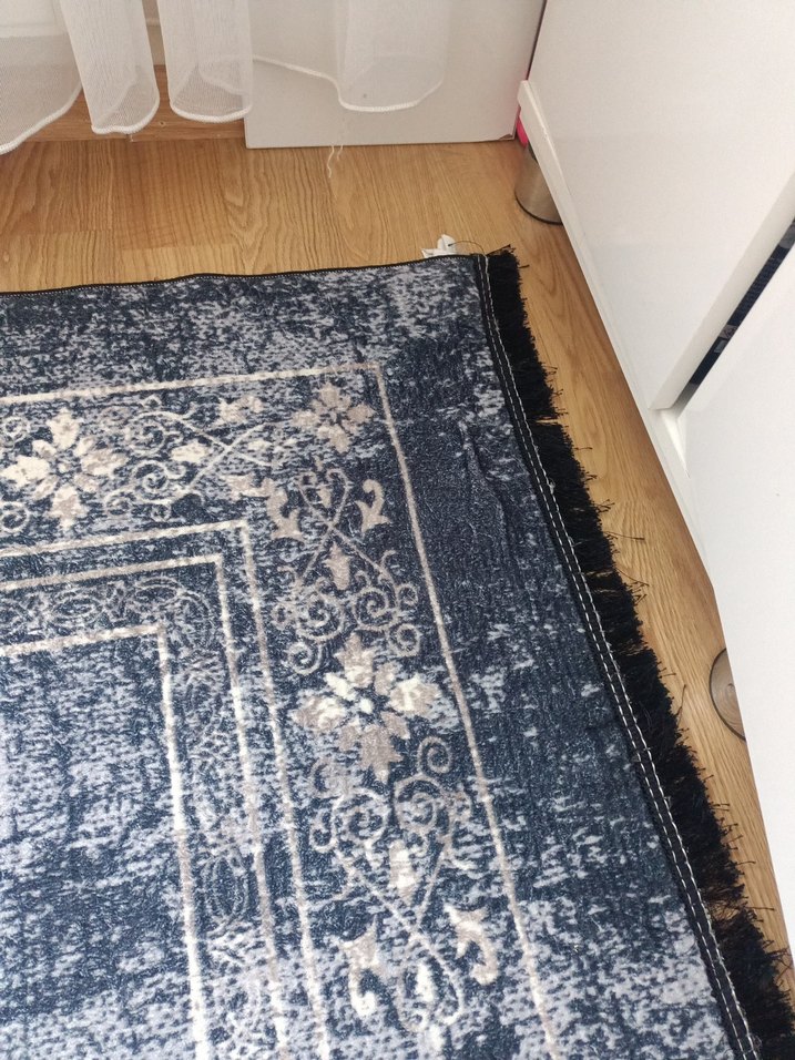 Modern Klasik Desenli Lacivert Halı 4 m2 - Görsel 4