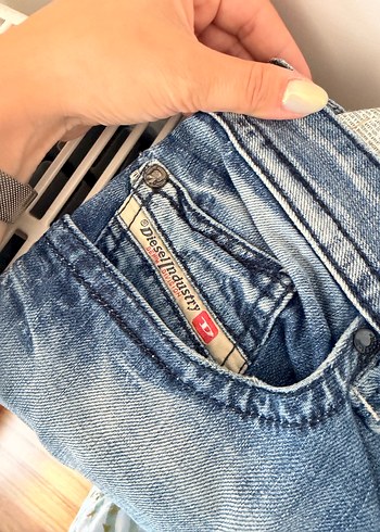 Diesel Mavi Yikamali Denim Jean Orijinal Erkek