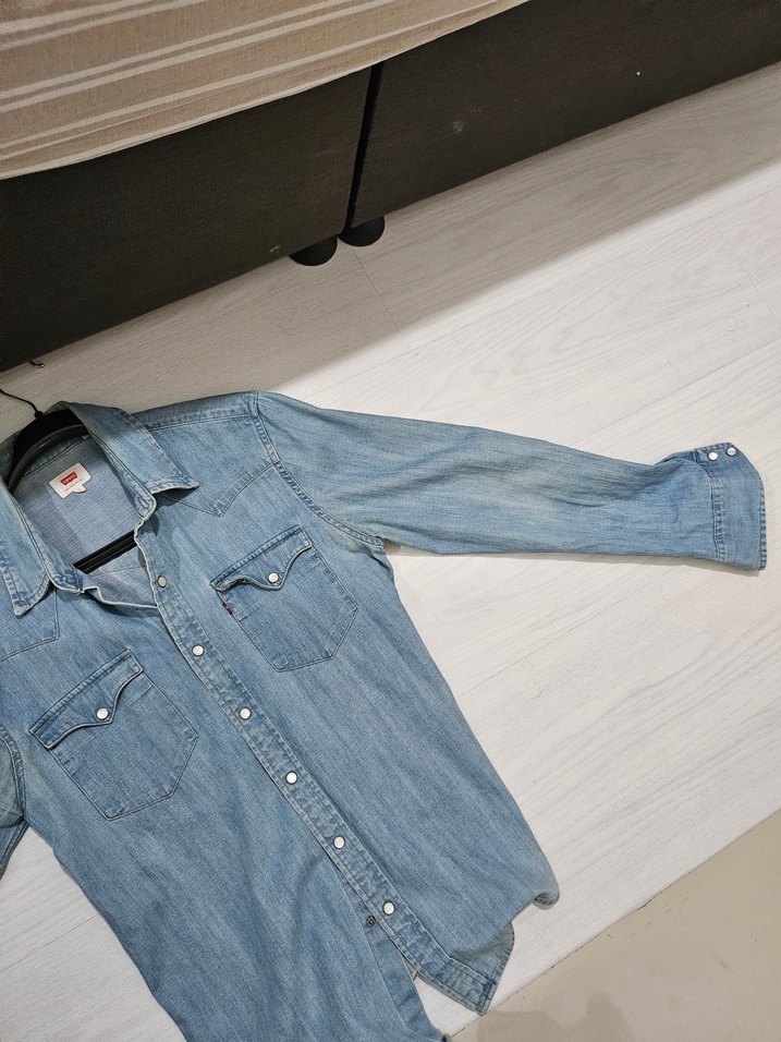 Levis Açık Mavi Denim Gömlek — görsel 3/5