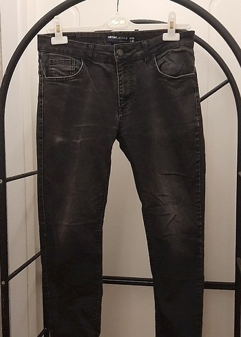 Koton Siyah Dar Kesim Denim Jean