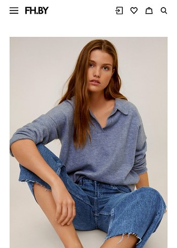 36 Beden mavi Renk Lacivert Salaş Midi Denim Kadın Jean