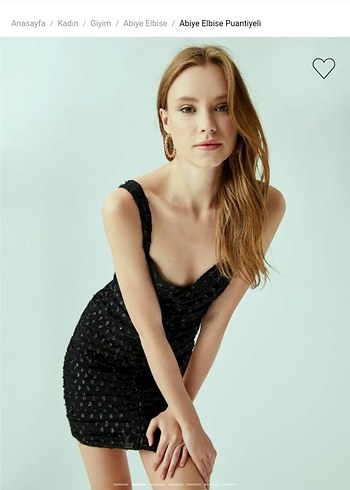 Siyah Drapeli Mini Abiye Elbise - Görsel 12