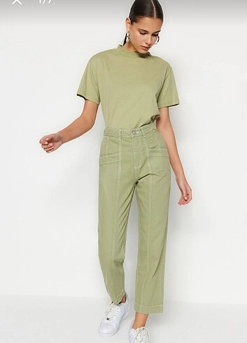 trendyol yuksek bel mom jeans