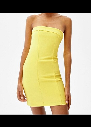 xs Beden bershka etiketli elbise