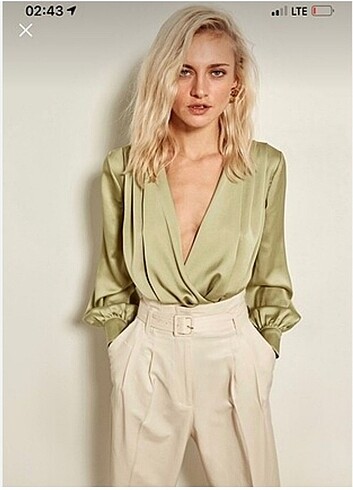 Trendyol Tertemiz saten badiSuit