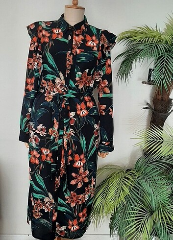 M&S kusakli gomlek elbise 