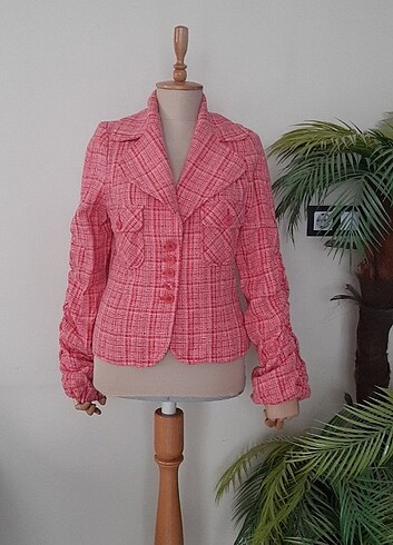 Sisley astarli tüvit blazer 