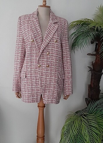 42 Beden June astarli vatkali tertemiz blazer