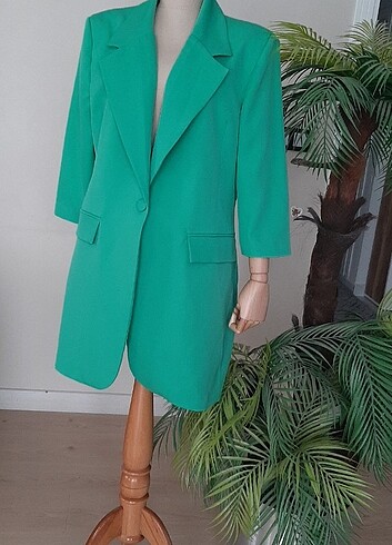 Lefon astarli vatkali blazer