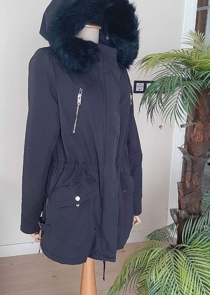 Mango tertemiz şık parka - Görsel 4