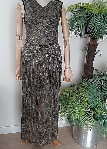 topshop simli elbise