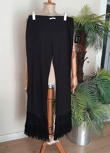 l Beden Zara yüksekbel püskül detayli pantolon 