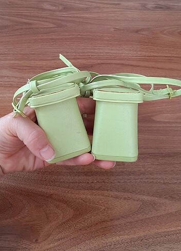 37 Beden yeşil Renk pull and bear şık sandalet