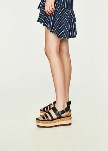 Zara platform sandalet - Görsel 2