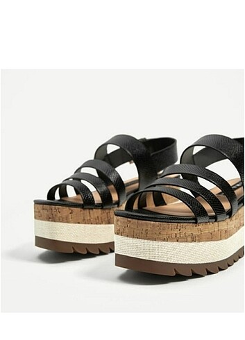 Zara platform sandalet - Görsel 5