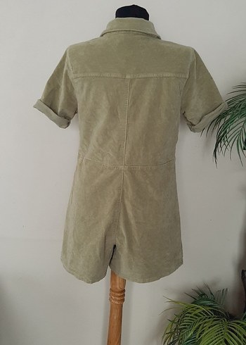 Kadın kadife Mini Tulum Kısa Kollu - Görsel 6