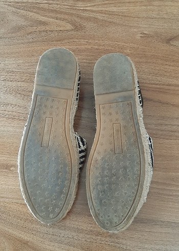 Boncuk Detaylı Zebra Desenli Dolgu Topuklu Espadril - Görsel 10