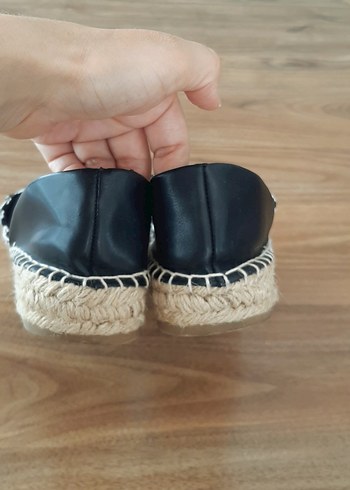 Boncuk Detaylı Zebra Desenli Dolgu Topuklu Espadril - Görsel 8