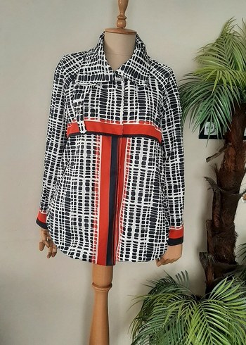 Çok Renkli Baskılı yagmurluk - Görsel 4