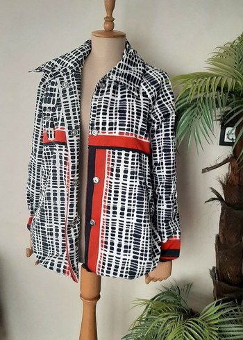 Çok Renkli Baskılı yagmurluk - Görsel 7