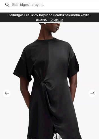 Siyah Drapeli Midi Gotik Elbise - Görsel 6