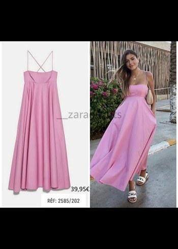 m Beden pembe Renk Pembe Straplez Uzun Elbise