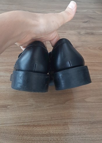37 Beden siyah Renk Klasik Siyah Loafer Ayakkabı