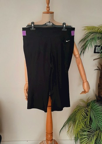 Siyah Midi Spor Tayt