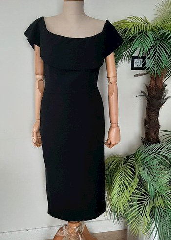 zara şık midi elbise