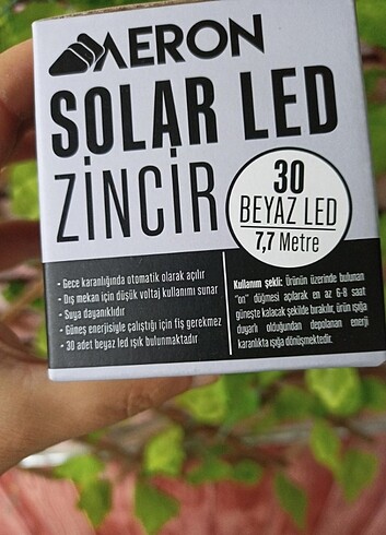 Solar Zincir Led