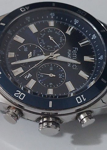 Ferrucci Ferrari Siyah Mavi Analog Erkek Kol Saati