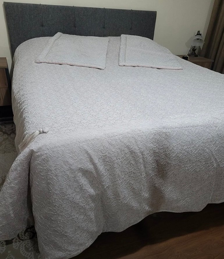 Karaca Home juliet New Pudra Private Çift Kişilik Yatak Örtüsü - Görsel 2