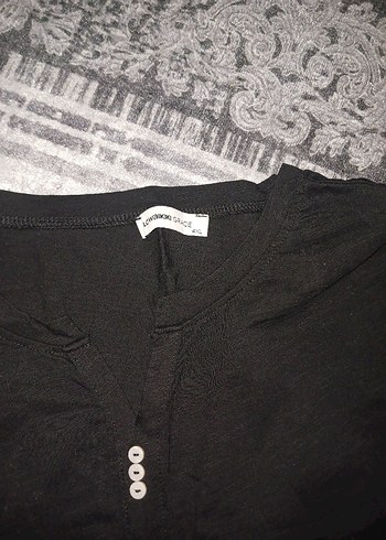 Düğmeli Siyah Hamile Hırka - Görsel 3