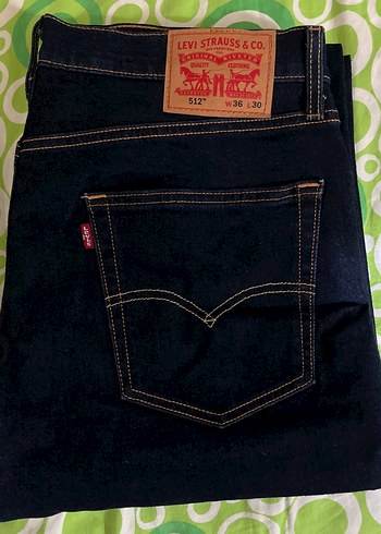 Levis 512 Slim Fit Koyu Mavi Jean