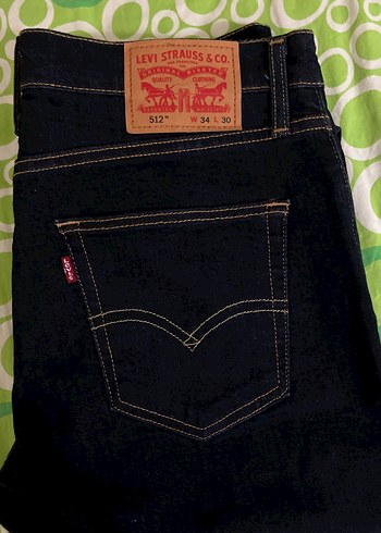 Levis 512 Slim Fit Koyu Mavi Jean