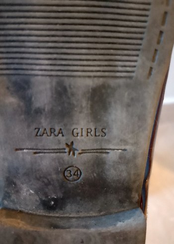 Bordo Parlak Deri kız çocuk bot - Görsel 5