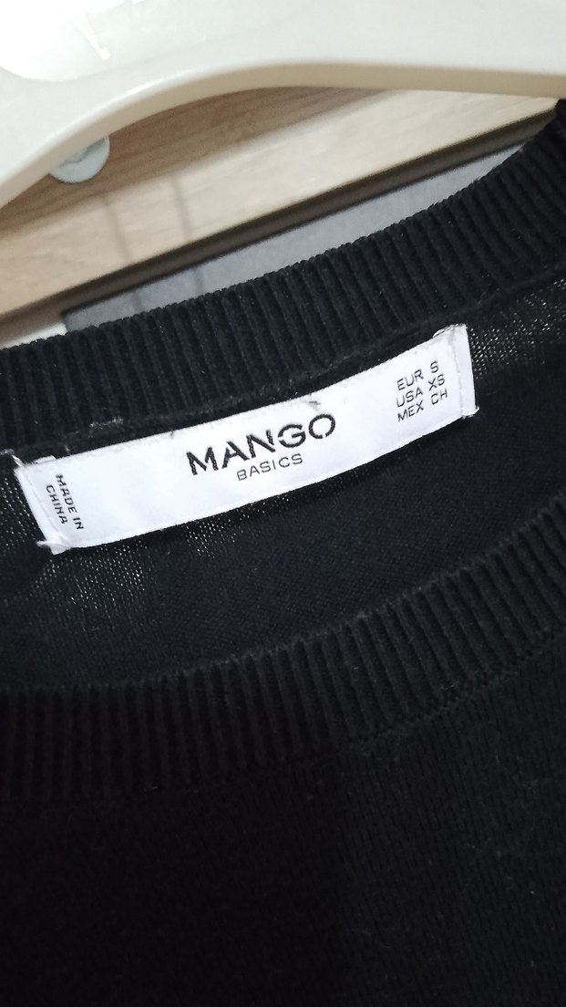 mango siyah kazak - Görsel 3