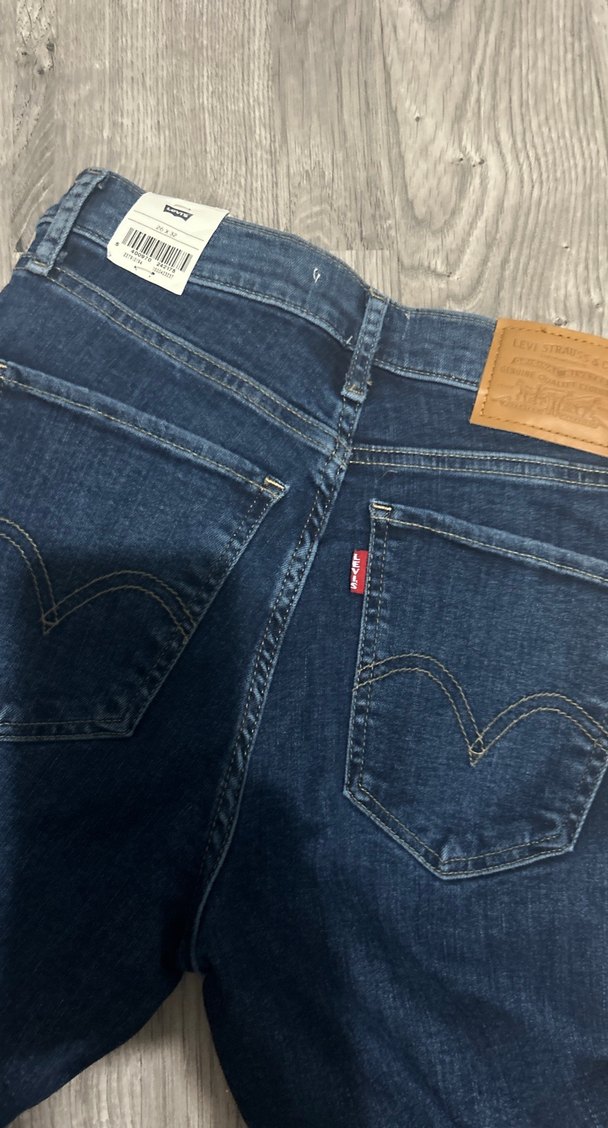Koyu Mavi Dar Kesim Denim Jean — görsel 4/8