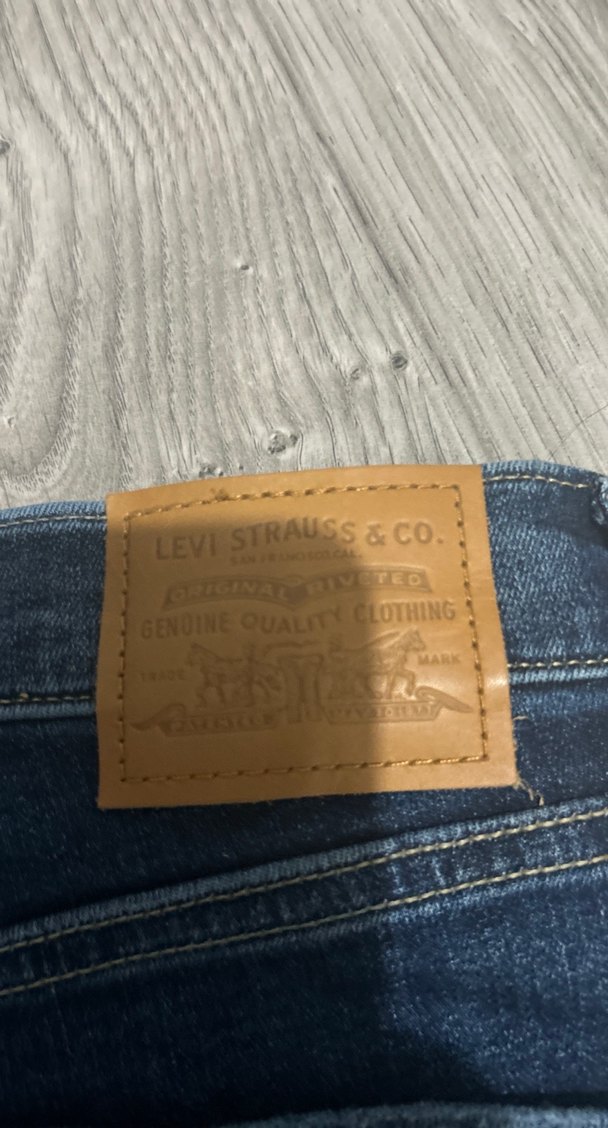Koyu Mavi Dar Kesim Denim Jean — görsel 6/8