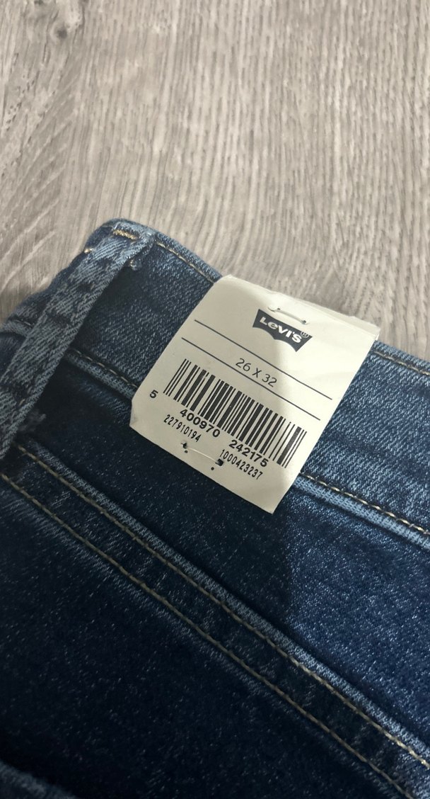 Koyu Mavi Dar Kesim Denim Jean — görsel 5/8