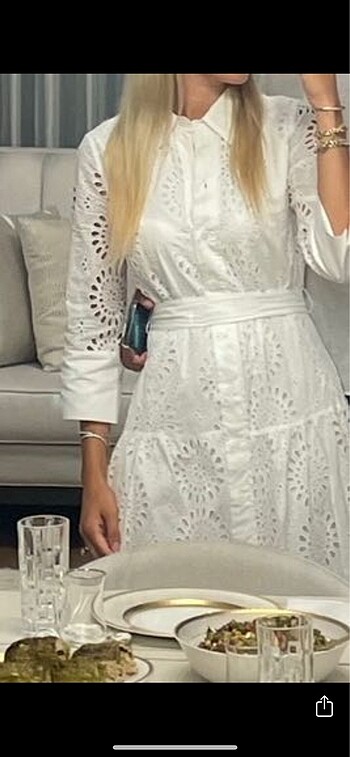 Zara guburlu elbise