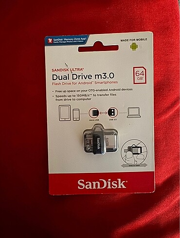 Sandisk Dual Drive Bellek