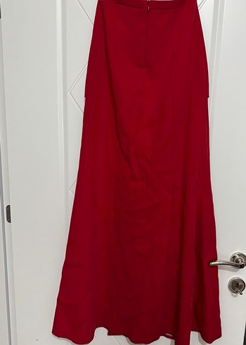 Kırmızı Fermuarlı Straplez Mini Büstiyer - Görsel 4