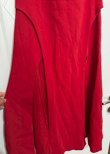 Kırmızı Fermuarlı Straplez Mini Büstiyer - Görsel 3