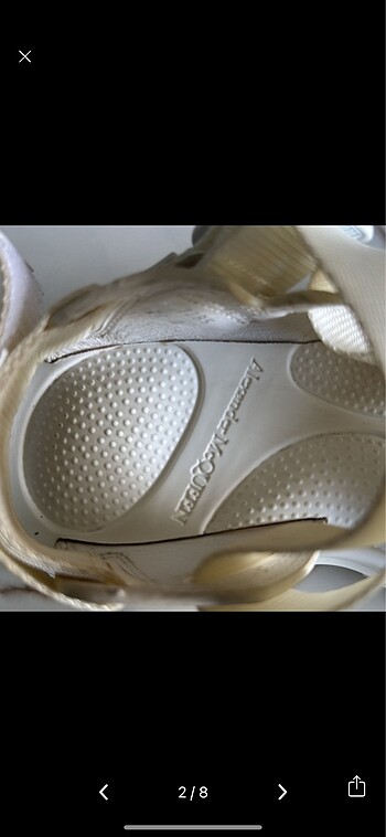 Alexander McQueen Alexander mcQueen Beyaz Sandalet